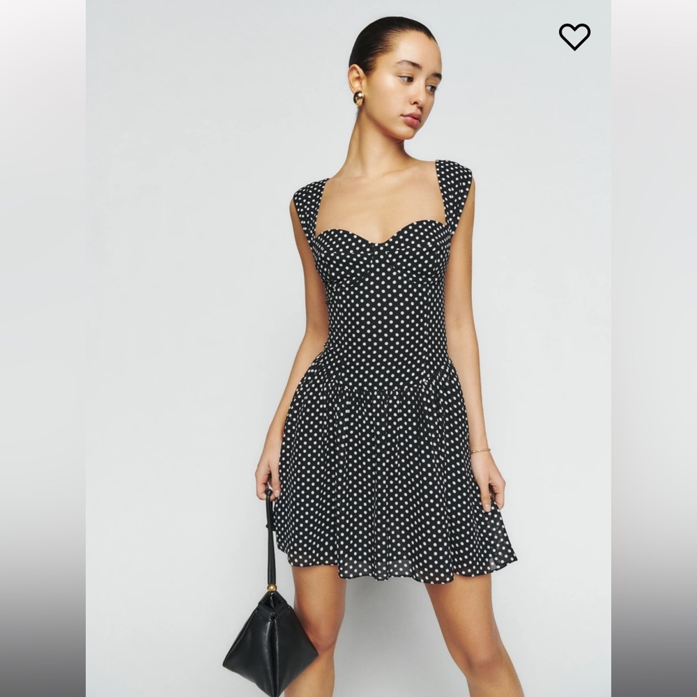 Reformation Tyga Polka Dot Dress Size 6 NWNT